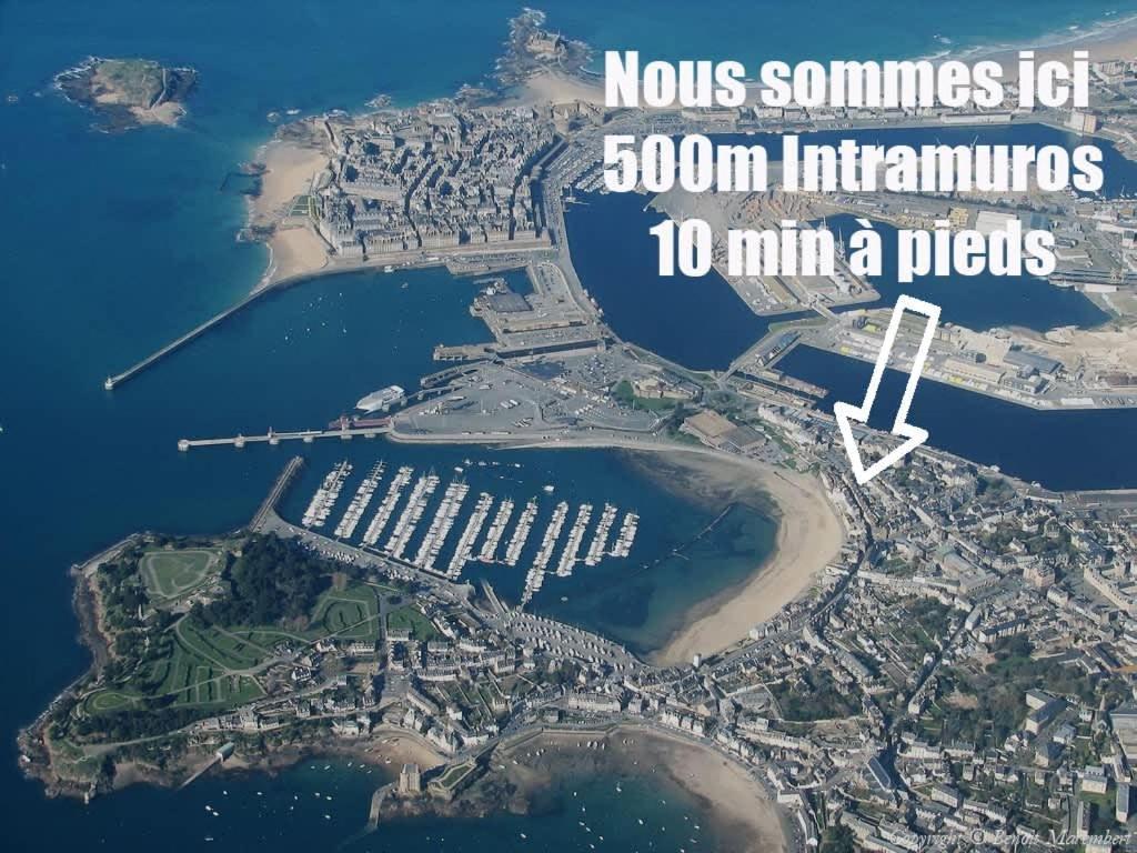 L'Annexe - Plage 50 M Et Remparts A 500 M Saint-Malo Buitenkant foto